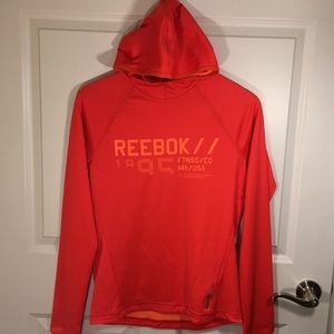 New Reebok hooded running sweatshirt S